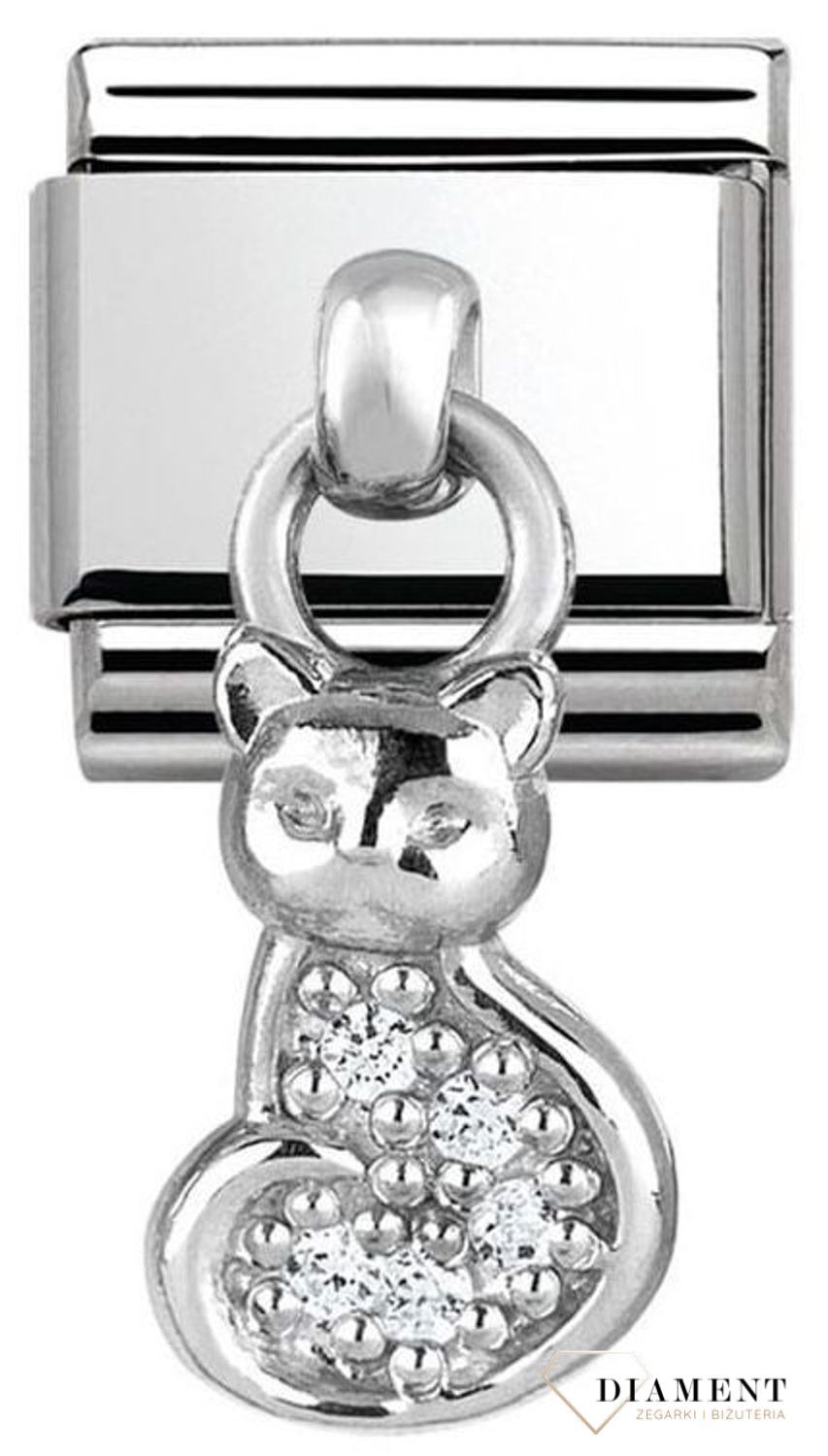 Nomination Link 925 zawieszka srebro 'Kot' 331800 18 biżuteria nomination nomination zawieszki nomination baza.jpg